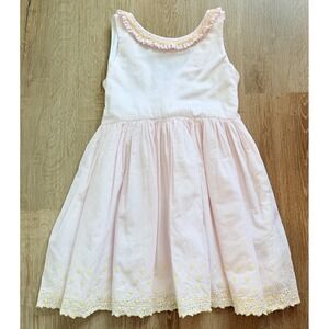 Well Dressed Wolf Kids Girls Pink & Yellow Ruffle Dress Sz 6